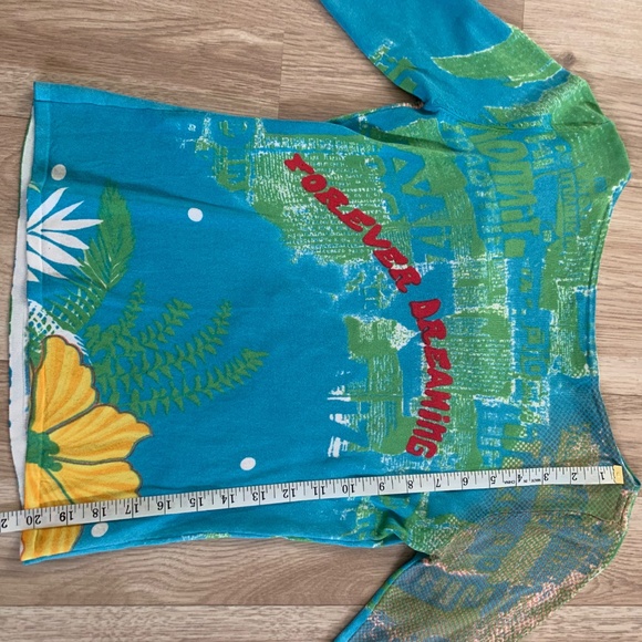 Vibrant Forever Dreaming Colorful Sequin Embellished Top - Picture 5 of 6